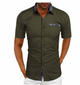 Neil - Stylish Men's Short-Sleeved Shirt for Casual and Semi-Formal Wear