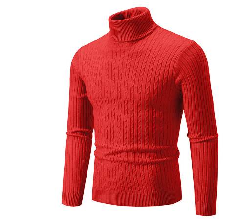 Raphael - Stylish Men's Turtleneck Sweater for Winter Warmth