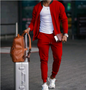 Gideon - Comfortable Men's Two-Piece Casual Set for Relaxed Days
