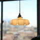 Rustora - Retro Floral Brass Pendant Lamp With Soft LED Lighting