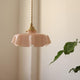 Rustora - Retro Floral Brass Pendant Lamp With Soft LED Lighting