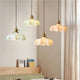 Rustora - Retro Floral Brass Pendant Lamp With Soft LED Lighting