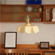 Rustora - Retro Floral Brass Pendant Lamp With Soft LED Lighting