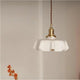 Rustora - Retro Floral Brass Pendant Lamp With Soft LED Lighting