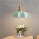 Rustora - Retro Floral Brass Pendant Lamp With Soft LED Lighting