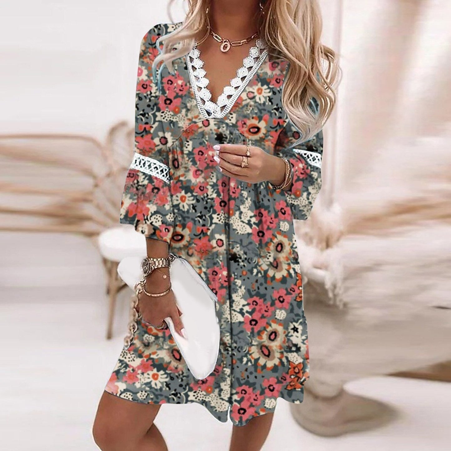 Charity - Beautiful Floral Dress for Women with Comfortable Fit