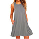 Chantelle - Summer Casual Swing Women's Dress with Pockets
