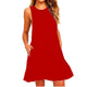 Chantelle - Summer Casual Swing Women's Dress with Pockets
