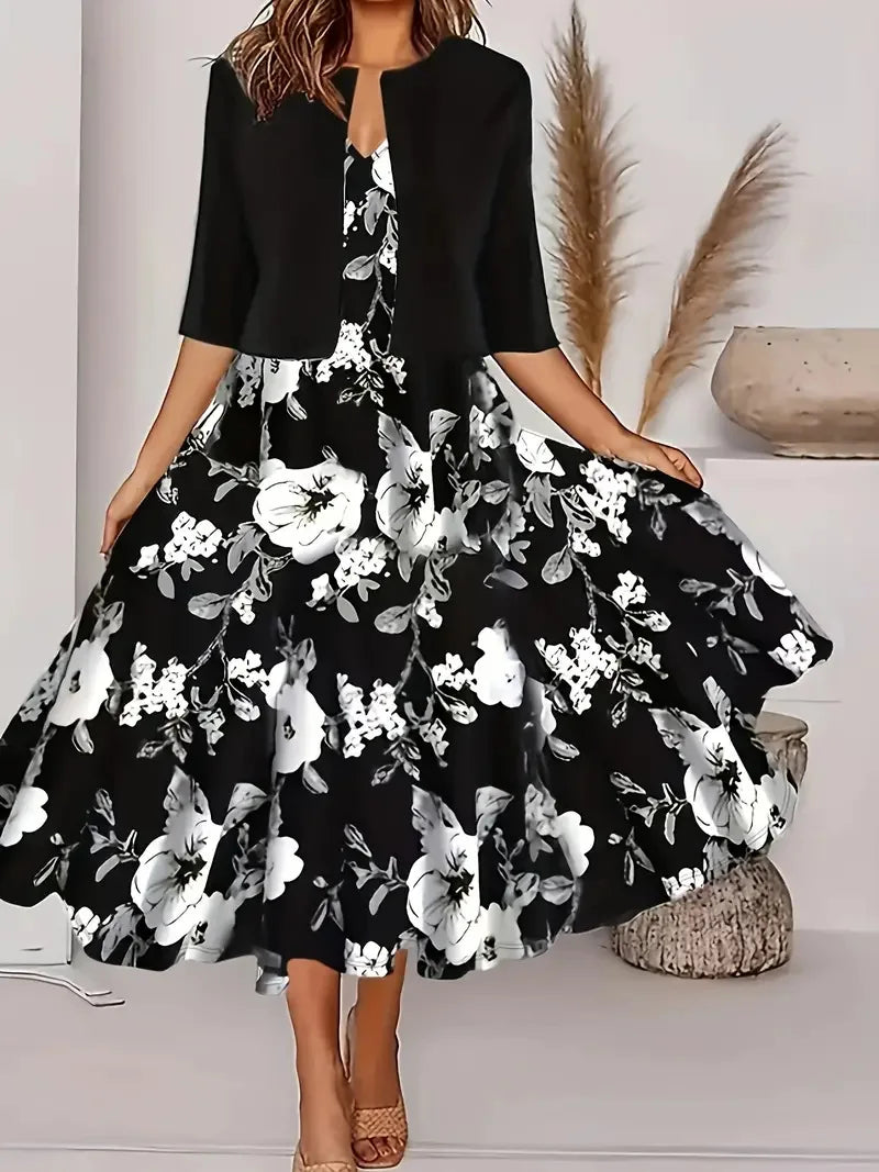 Greer - Elegant Women's Long Dress for Comfort and Style