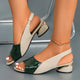 Emmaline - Women's Slingback Sandals With Low Heel