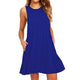 Chantelle - Summer Casual Swing Women's Dress with Pockets