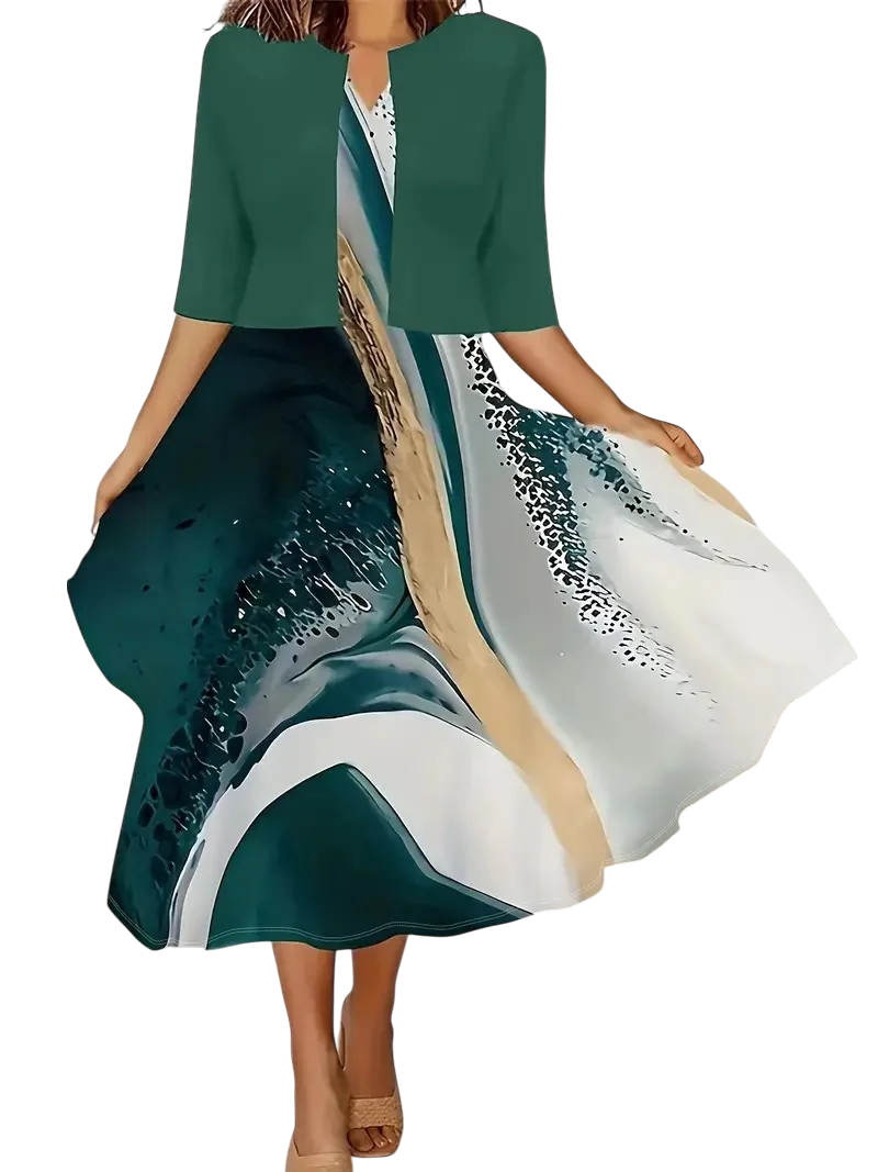 Greer - Elegant Women's Long Dress for Comfort and Style