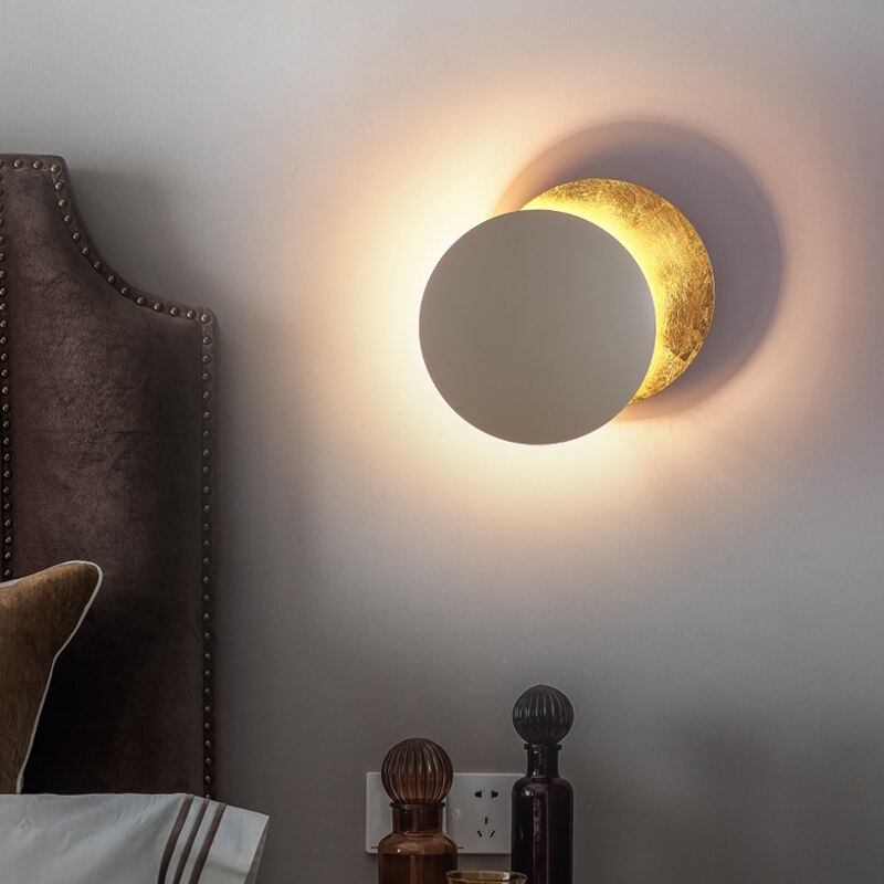 Journee - Unique Solar Eclipse Wall Lamp for Stunning Home Decor