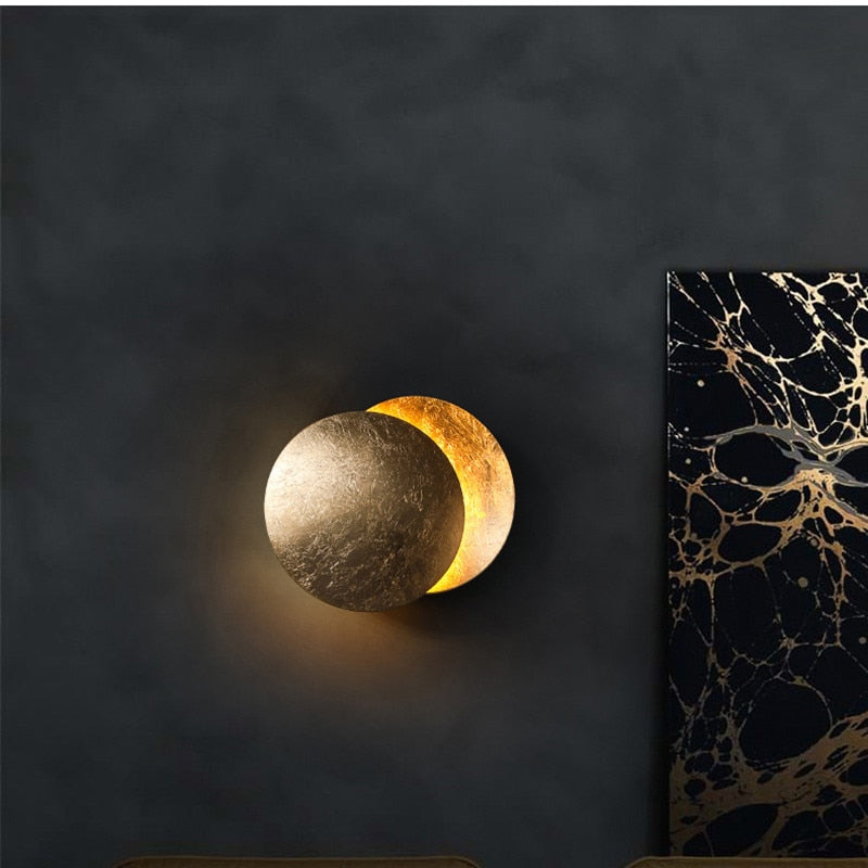 Journee - Unique Solar Eclipse Wall Lamp for Stunning Home Decor