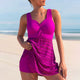 Selma - Figure Flattering Swim Dress With Built In Shorts