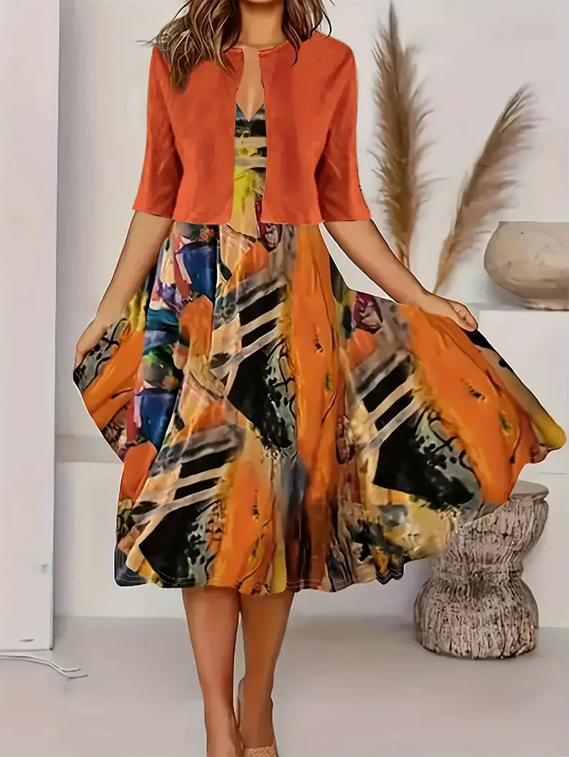 Greer - Elegant Women's Long Dress for Comfort and Style