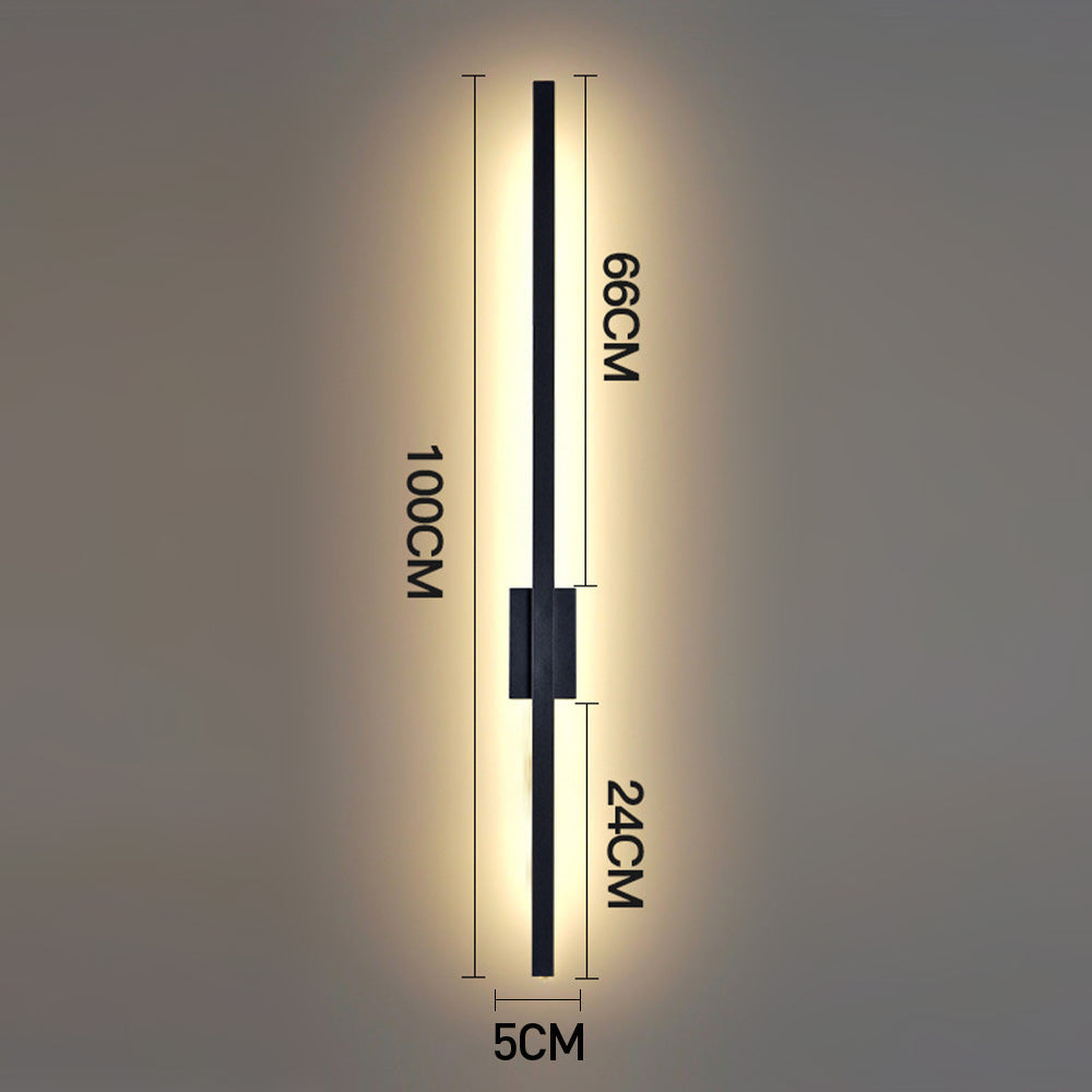 Zenorra - Industrial Minimalist LED Iron Wall Lights for Modern Living Room
