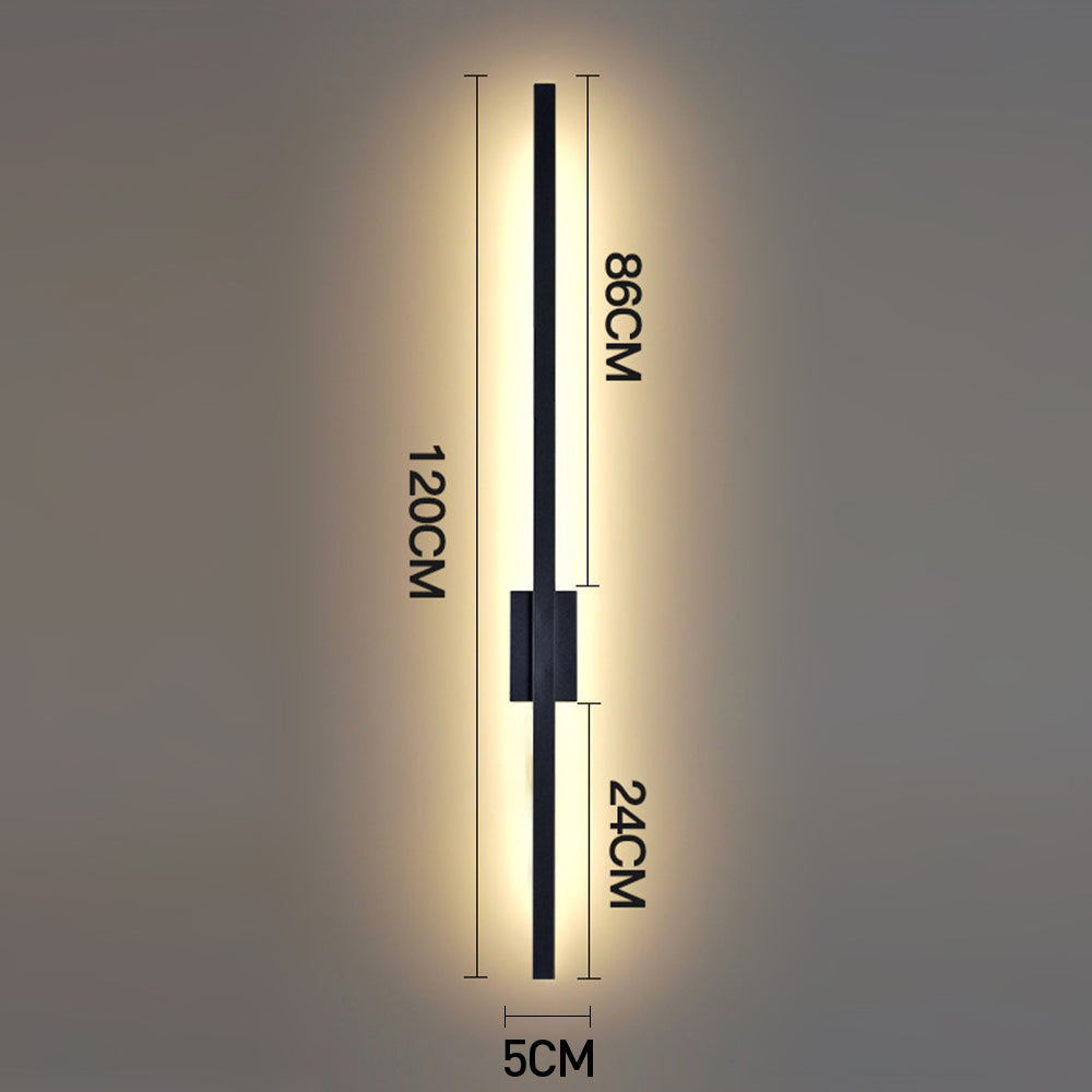 Zenorra - Industrial Minimalist LED Iron Wall Lights for Modern Living Room