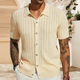 Aiden - Stylish Knit Summer Shirt for Men by Leoven - Elegant Comfort