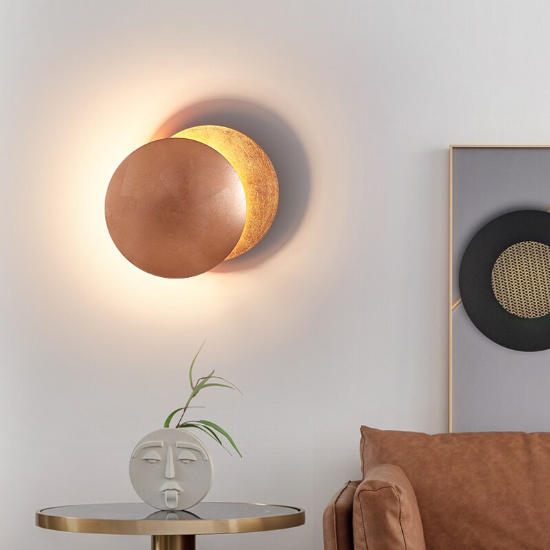 Journee - Unique Solar Eclipse Wall Lamp for Stunning Home Decor