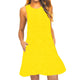 Chantelle - Summer Casual Swing Women's Dress with Pockets
