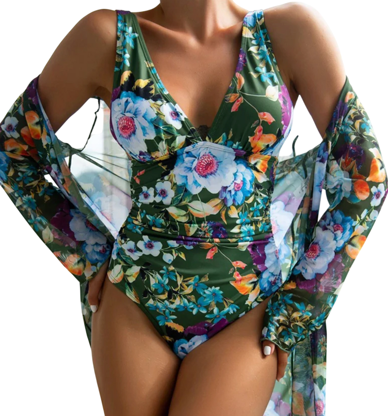 Kimber - Stylish Women's Summer Swimwear Set with Floral Design