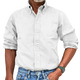 Marlon - Classic Long-Sleeved Shirt for Men in Various Colors