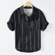 Andreas - Stylish Men's Vintage Linen Shirt for Timeless Elegance