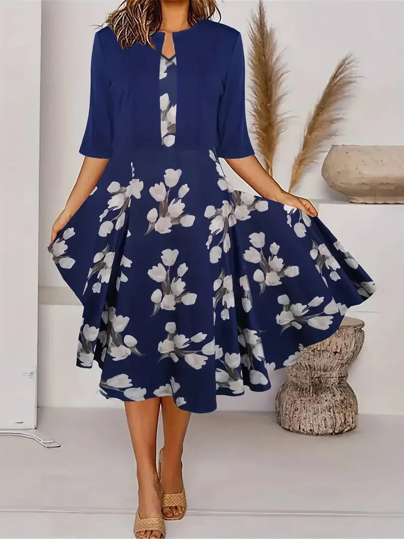 Greer - Elegant Women's Long Dress for Comfort and Style