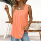 Kyra - Stylish Sleeveless Top with Square Neckline and Flattering Fit