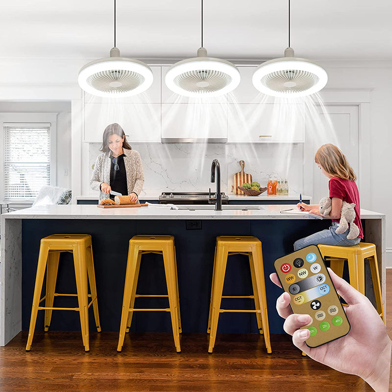 Blankella - Ceiling Fan with Light Remote Control for Lamp Fitting Use