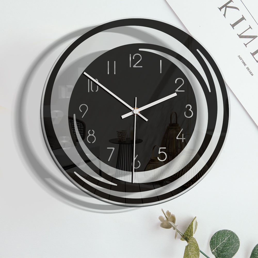 Hearthra - Seattle Acrylic Silent Wall Clock High Quality Decoration