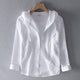 Lilac - Stylish Linen Hoodie Blouse for Effortless Summer Fashion