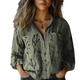Mona - Women's Vintage Blouse with Floral Pattern and Timeless Elegance