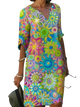Philipa - Charming Floral Dress with V-neck Design for Women