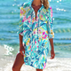 Valencia - Classic Summer Women's Dress with Vibrant Colors and Unique Design
