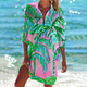 Valencia - Classic Summer Women's Dress with Vibrant Colors and Unique Design