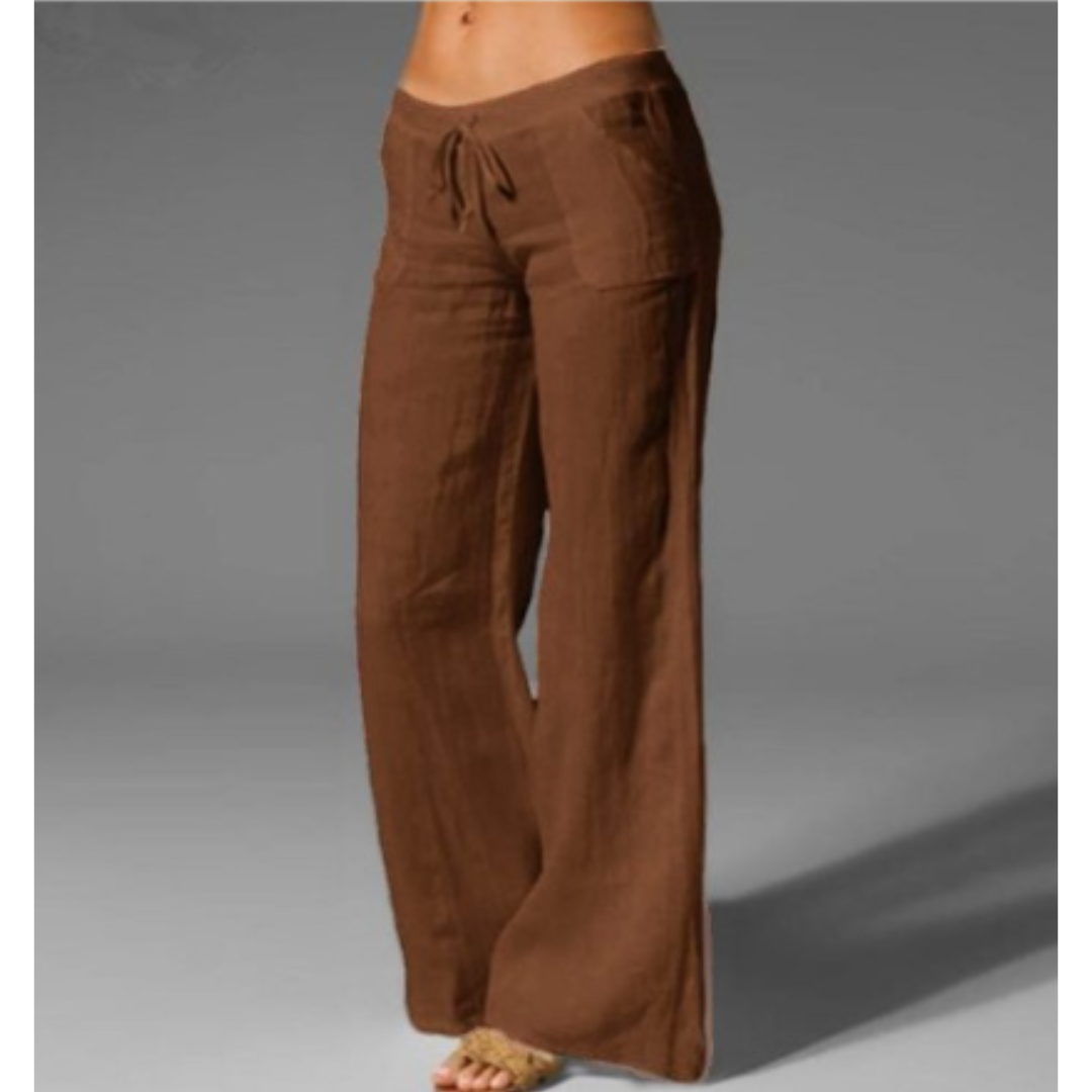 Wanda - Stylish Wide-Leg Trousers for Women in Various Colors