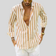 Marcus - Stylish Striped Shirt for Men in Various Colors