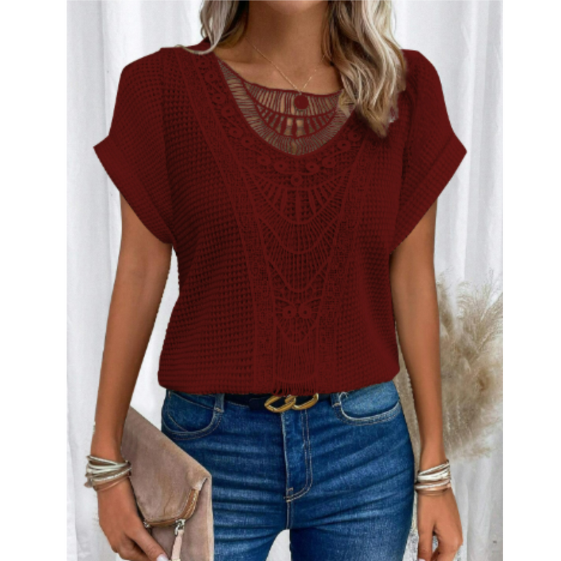 Alodia - Stylish Women's Top with Breathable Fabric for Summer Comfort