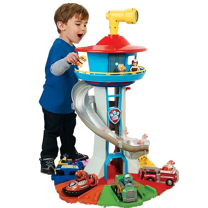 Cossura - Kids Playset with Cars Slide Track for Indoor Outdoor Fun