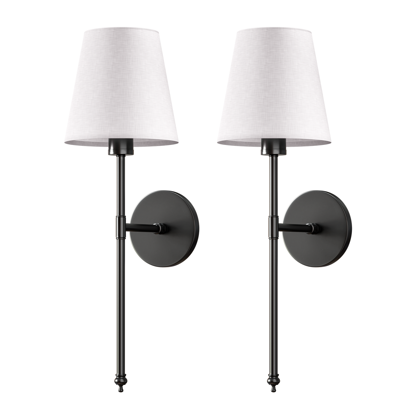 Cali - Wireless Wall Sconces Set of 2 with Rechargeable Battery and Easy Installation