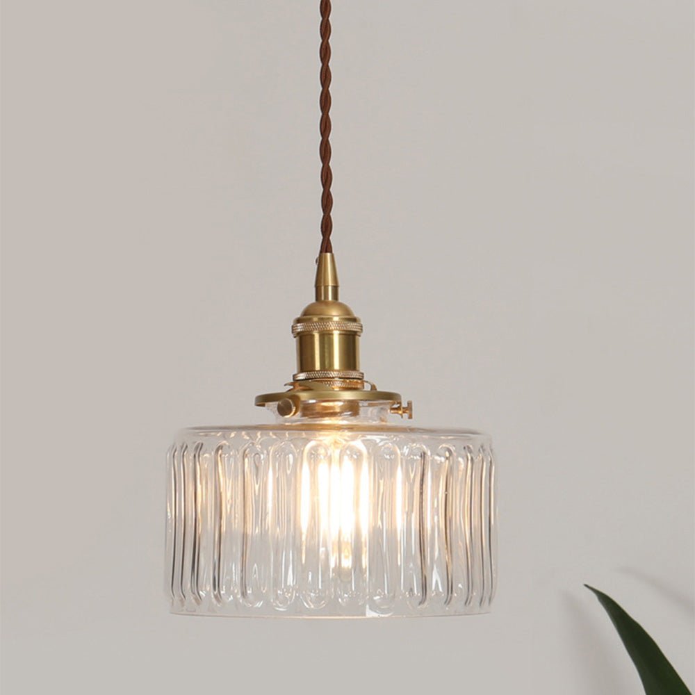 Florora - Elegant Vintage Glass Pendant Lamp Adjustable