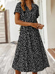 Milana - Stylish Midi Summer Dress with Breathable Print