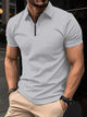 Ansel - Stylish Men's Casual Zipper Shirt with Classic Lapel Collar