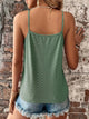 Garnetta - Playful and Elegant Lace Top with V-neck and Spaghetti Straps