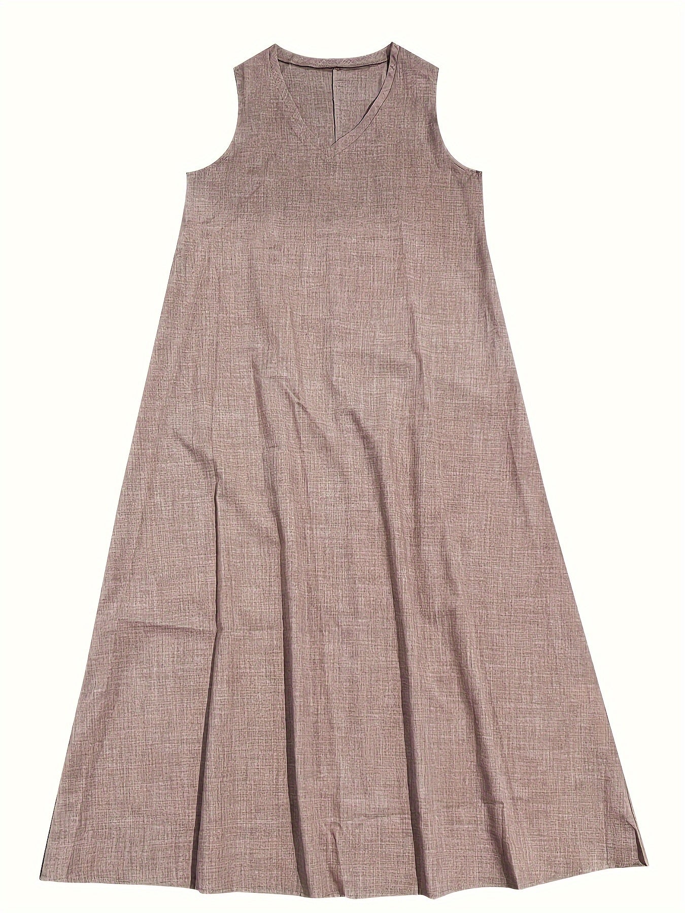 Alonia - Casual Women's Linen Maxi Dress for Summer Days