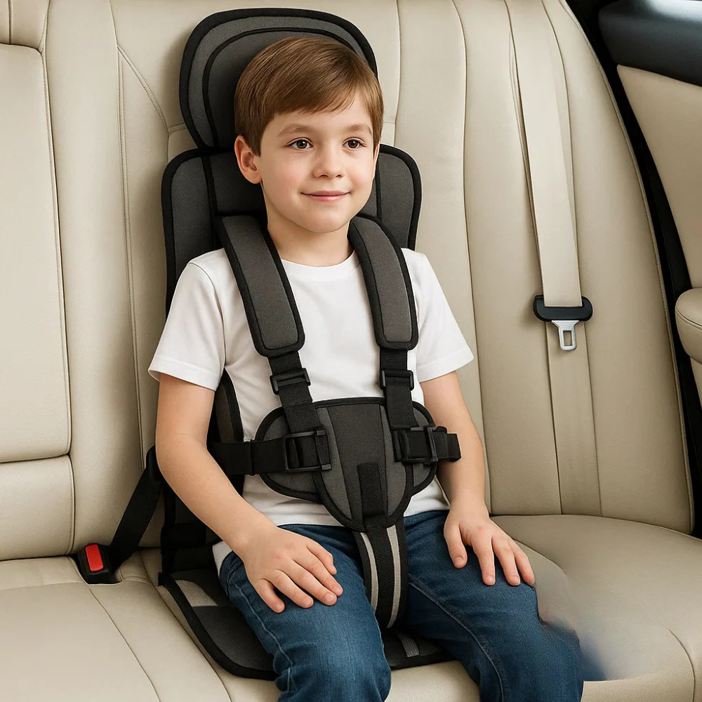 Brighta - Lightweight Foldable Child Car Safety Travel Booster Seat