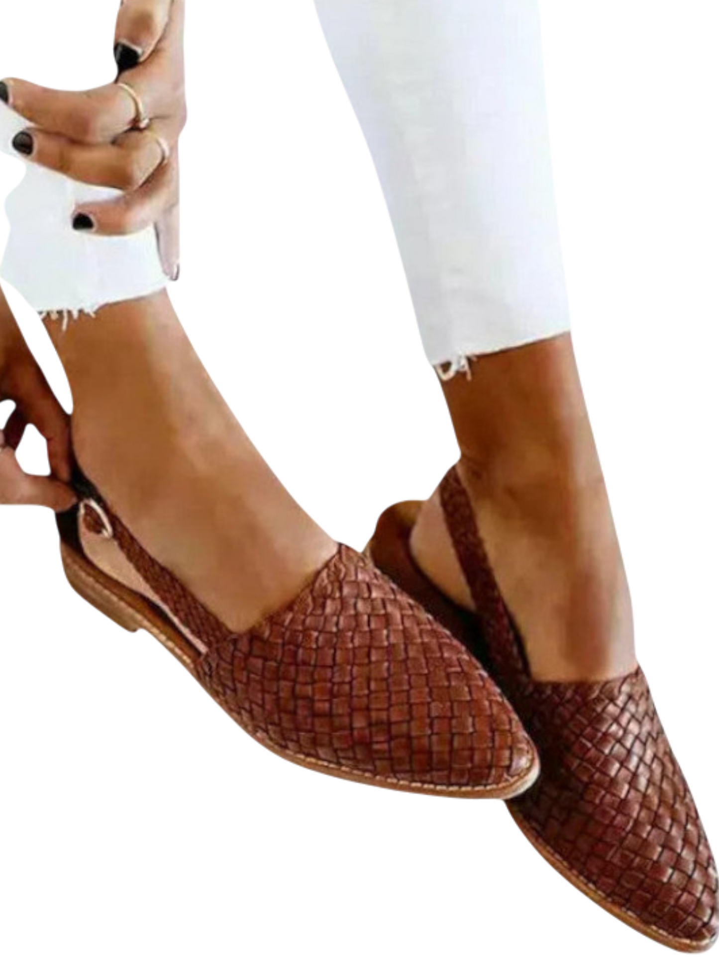 Nalani - Stylish Braided Lace Flat Shoes for Spring and Summer