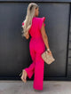 Cindy - Elegant Women's Jumpsuit With Flutter Sleeve